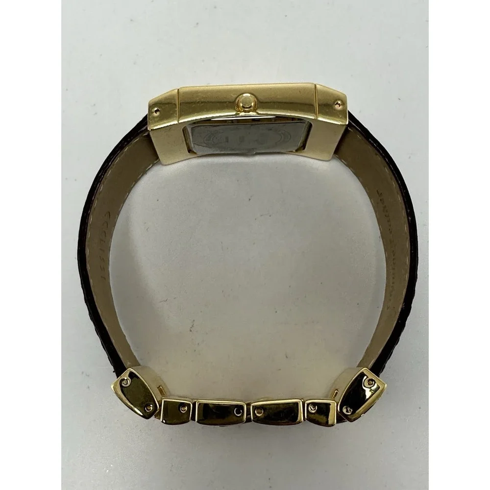 Ecclissi 80215 New Battery Gold Tone Ladies MOP‎ Watch 25MM 7